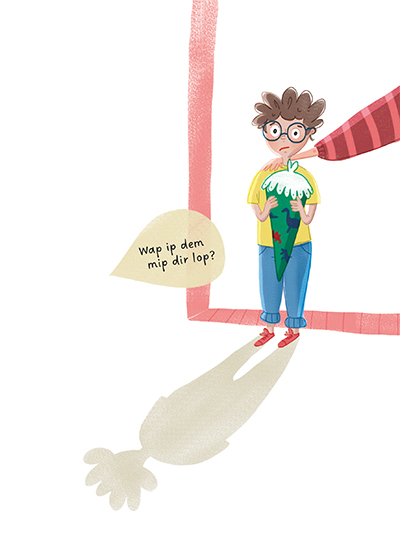 RosaFamosa_Buchillustration_UlrikeHalvax_Angst